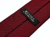KUSKA Fresco Tie【赤】－世界でも稀な手織りネクタイ－