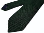 KUSKA Fresco Tie【グリーン】－世界でも稀な手織りネクタイ－