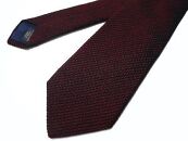 KUSKA Fresco Tie【ワイン】－世界でも稀な手織りネクタイ－