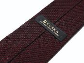 KUSKA Fresco Tie【ワイン】－世界でも稀な手織りネクタイ－