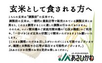 特別栽培米 ゆめぴりか 玄米 30kg 令和6年産 【ご飯 ごはん 米 お米 北海道産 旬  特A 旭川市 北海道 】_00236