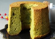 お茶屋の抹茶シフォンケーキ