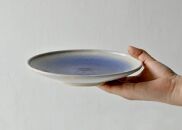 【AB749】【波佐見焼】φ２０.５×３.５cm盛り皿３枚組　染ブルー 【西海陶器】 ３　19984【ポイント交換専用】