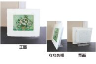 越前和紙と西洋絵画（小タイプ）ゴッホ「薔薇」