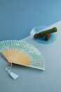 【日々の京都物産展】京の夏の贈り物「風運ぶ冷セット」（薄絹扇子・水ようかん）