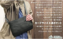 【alto.】スマートショルダーバッグ／サコッシュ&nbsp;（Ｌ）AKEB-3103（ネイビー）