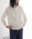 kinudian オフィサーシルクシャツ フリーサイズ【カラー：ホワイト】