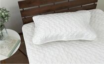 ピュアシルク枕パッド　ホワイト1枚　Mサイズ（43×63cm）SCC-4363