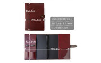 【職人手作り】たっぷり書ける　A5サイズバインダーカバー　システム手帳　スケジュール帳　A5サイズ　日本製　BINDE