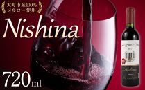 酒 ワイン 赤ワイン Nishina メルロー 大町市産 1本 × 720ml