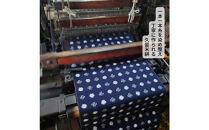 赤ちゃんのための【もんぺっぺ】《福岡市製造　by　TAKUMI&nbsp;Collection》【紺水玉格子】&nbsp;タクミコレクション&nbsp;匠コレクション&nbsp;TAKUMI&nbsp;Collection