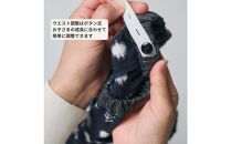 赤ちゃんのための【もんぺっぺ】《福岡市製造　by　TAKUMI&nbsp;Collection》【紺水玉格子】&nbsp;タクミコレクション&nbsp;匠コレクション&nbsp;TAKUMI&nbsp;Collection