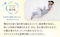 4260-9999-22■くぼみが体にフィットするふわふわくもの抱き枕 ギフト ブルー  出産祝い プレゼント 洗える