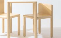 coaハーフチェア グレー チェア 椅子 43×43×64cm 約7.5kg