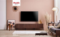テレビボード&nbsp;200cm&nbsp;ローボード&nbsp;ルーク2&nbsp;＜ウォールナット＞【モーブル／大川家具】