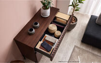 キャビネット&nbsp;110cm&nbsp;サイドボード&nbsp;ルーク2&nbsp;＜ウォールナット＞【モーブル／大川家具】