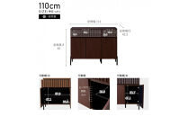 キャビネット&nbsp;110cm&nbsp;サイドボード&nbsp;ルーク2&nbsp;＜オークヴィンテージナチュラル＞【モーブル／大川家具】