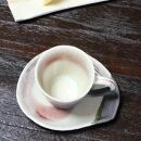 信楽焼 ラズベリーコーヒーカップ＆ソーサー 陶器