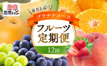 《特選プラチナコース》産直あきんど厳選フルーツ！魅惑の12回便