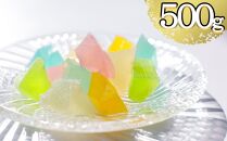 【京菓子司 都】京の琥珀糖　カラフルジュエリー（500g）