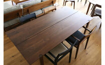 【開梱設置】高野木工&nbsp;LAITON&nbsp;レトン&nbsp;ダイニングテーブル&nbsp;ウォルナット&nbsp;W180×D90【10年保証】