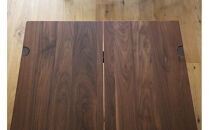 【開梱設置】高野木工&nbsp;LAITON&nbsp;レトン&nbsp;ダイニングテーブル&nbsp;ウォルナット&nbsp;W180×D90【10年保証】