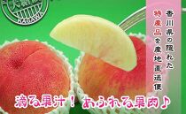 ＜滴る果汁とあふれる果肉が自慢＞香川産の桃 4kgセット【先行予約・2024年6月下旬より順次発送】