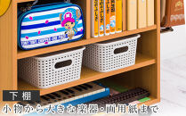 ランドセルラック 2人用 キャスター付き ホワイトウッド avd101102202