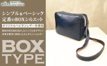 【alto.】BOX型ショルダーバッグ　AMSB-1151（ネイビー）