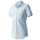 DJS-003&nbsp;decollouomo&nbsp;メンズパイロットシャツ半袖（生地／コンコルド）サックスブルー／Mサイズ