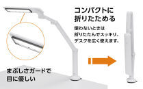 LEDデスクライト&nbsp;701クランプタイプ&nbsp;3000lx&nbsp;アイリスオーヤマ&nbsp;家電&nbsp;電化製品&nbsp;調光無段階&nbsp;まぶしさガード&nbsp;LDL-701CL-W