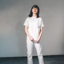 ◆サイズ：2◆【ハート刺繍ポケットTシャツ】オーガニックコットンポンチ ラウンドヘム ボールドフィット 半袖｜クルーネック