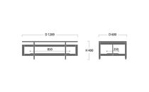 旭川家具 山室家具製作所 LINEA(リネア) No.508 センターテーブル ウォールナット_01797