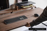 パソコンデスク リモートワーク ウォールナット 120×60 WAAKstation2WN 1206