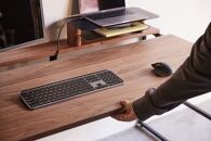 パソコンデスク リモートワーク ウォールナット 120 ミニシェルフ付 WAAKstation2WN 1207 minishelf