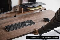 パソコンデスク リモートワーク オーク 120 ミニシェルフ付 WAAKstation2OK 1207 minishelf