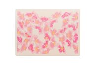 加賀友禅　珪藻土バスマット　ハナミズキ