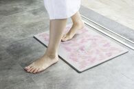 加賀友禅　珪藻土バスマット　ハナミズキ
