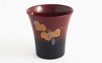 金沢漆器 ぐい呑み 加賀蒔絵 曙杯 ぶどう