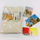 尾道市立美術館オリジナル「ゴッちゃんトートバッグ(ナチュラル)&メモ帳&ポストカード」