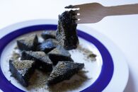 【ポイント交換専用】【美味しい森林保全】特撰 わらび餅 (大谷堂) 竹炭黒胡麻味 200gパック×2個【キコリの炭】