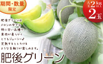 【ポイント交換専用】肥後グリーンメロン 大玉限定！ ネット系メロン